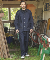 RINSE WASH 12oz CRUNCH DEINIM / 5-BUTTON COVERALL / M253114