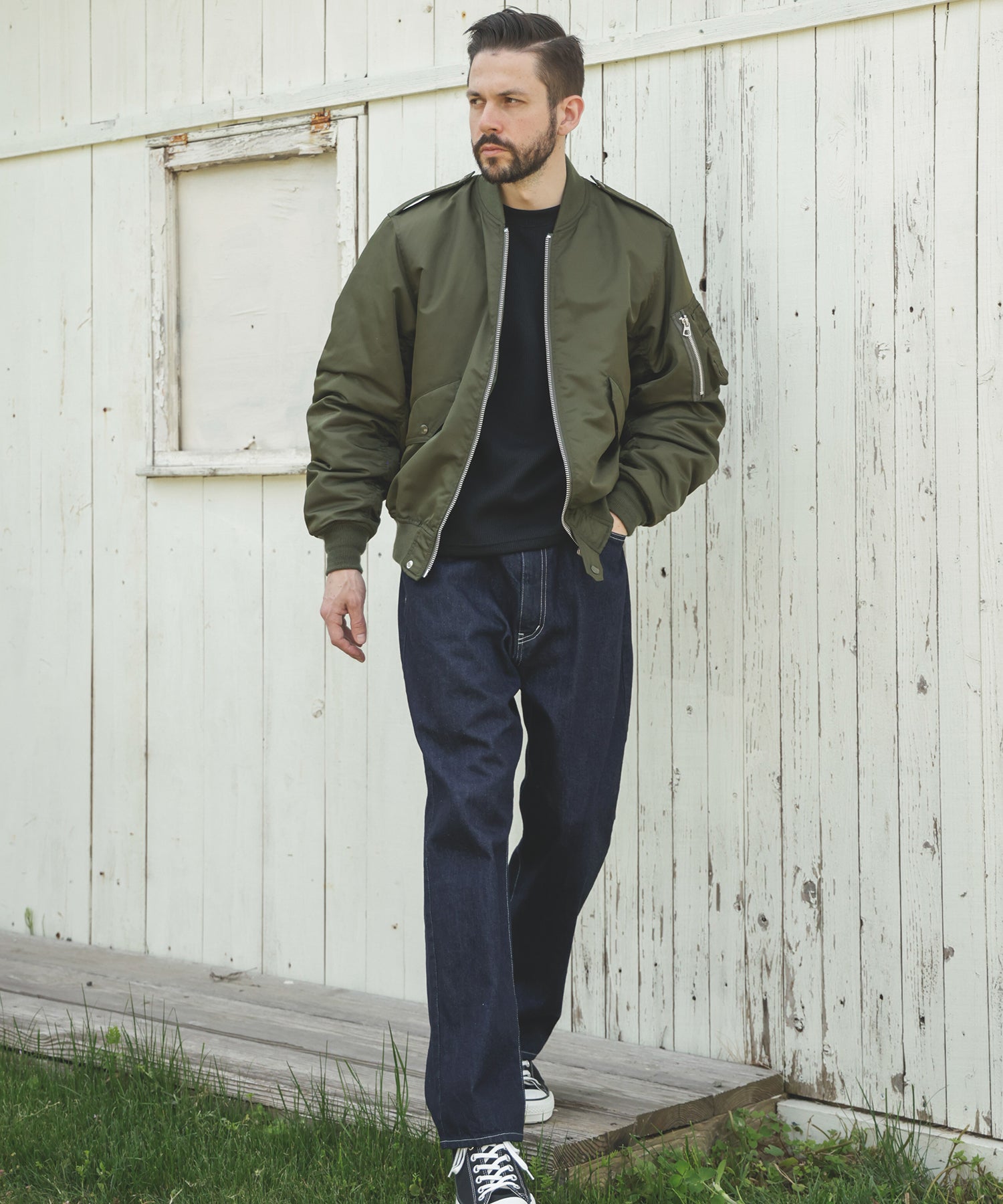 MILITARY NYLON / L-2 FLIGHT JACKET / M253136