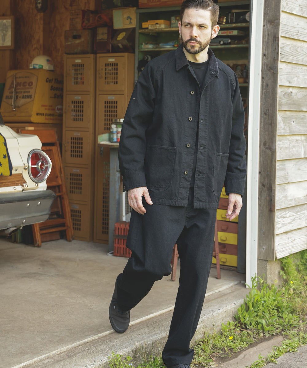 RINSE WASH 12oz CRUNCH DEINIM / 5-BUTTON COVERALL / M253114