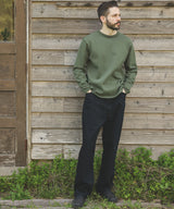 HEAVY-DUTY COTTON / FLAT SEAMER CREW NECK SHIRT / M253130