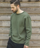 HEAVY-DUTY COTTON / FLAT SEAMER CREW NECK SHIRT / M253130