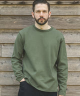 HEAVY-DUTY COTTON / FLAT SEAMER CREW NECK SHIRT / M253130