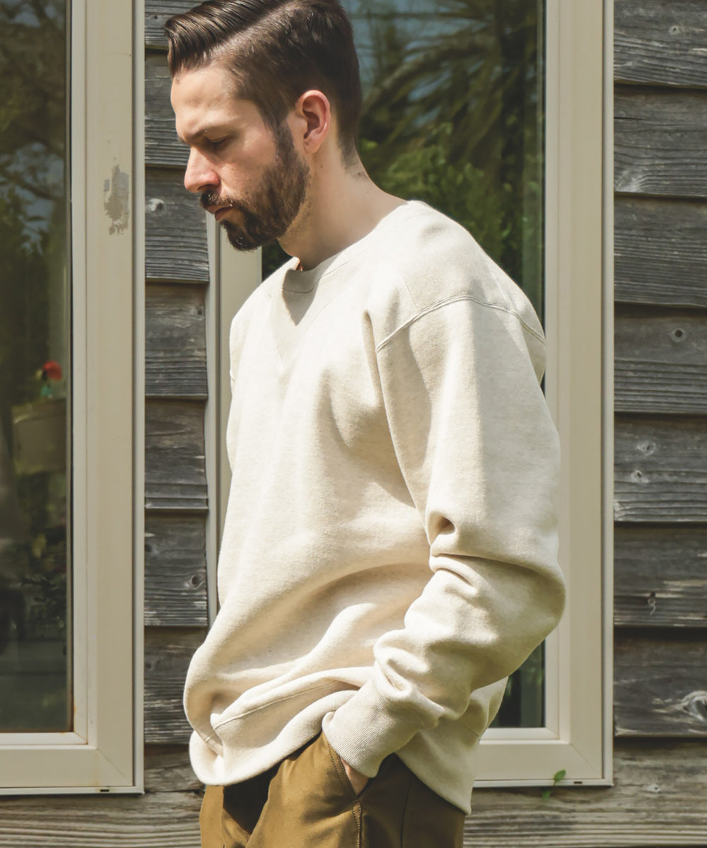 FRENCH TERRY RAFFY COTTON / GUSSET YOKE SHIRT / M253125
