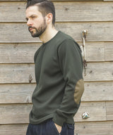 AZE POLYESTER / ELBOW PATCH SHIRT / M253127