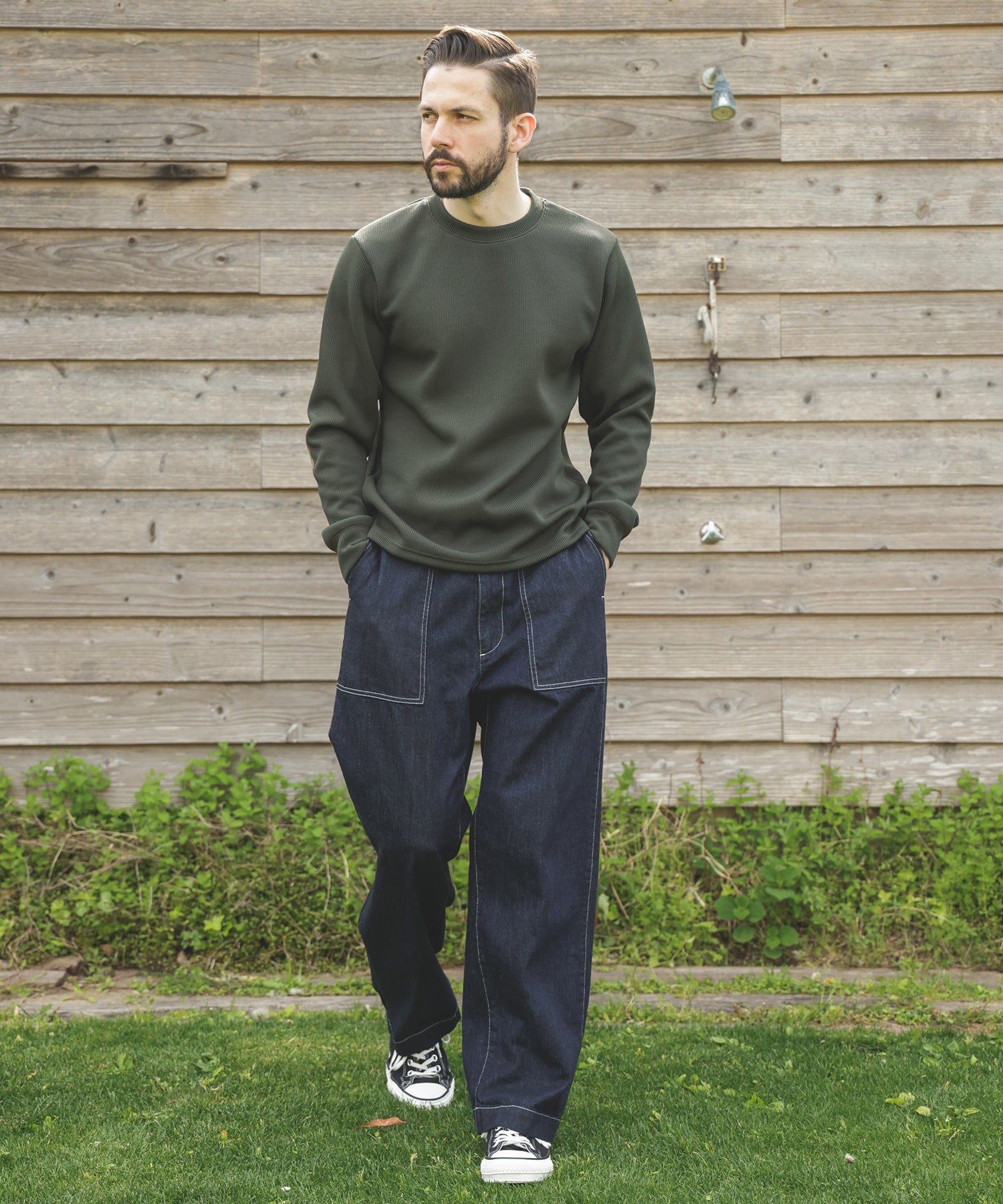 RINSE WASH 12oz CRUNCH DEINIM / UTILITY PANTS / M253115