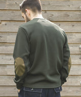 AZE POLYESTER / ELBOW PATCH SHIRT / M253127