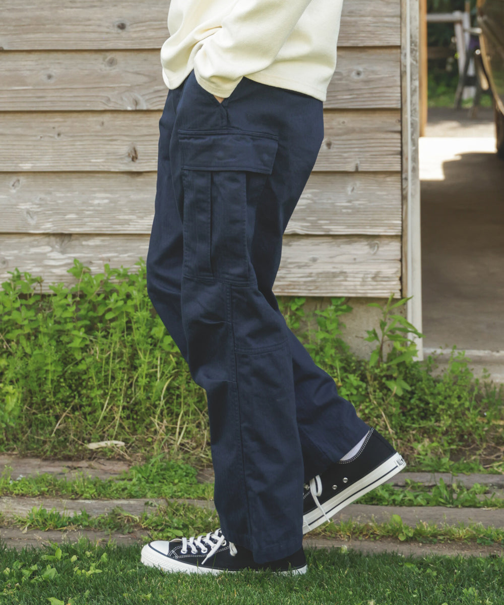 US NAVY HERRINGBONE / M-65 FIELD CARGO PANTS / M253117