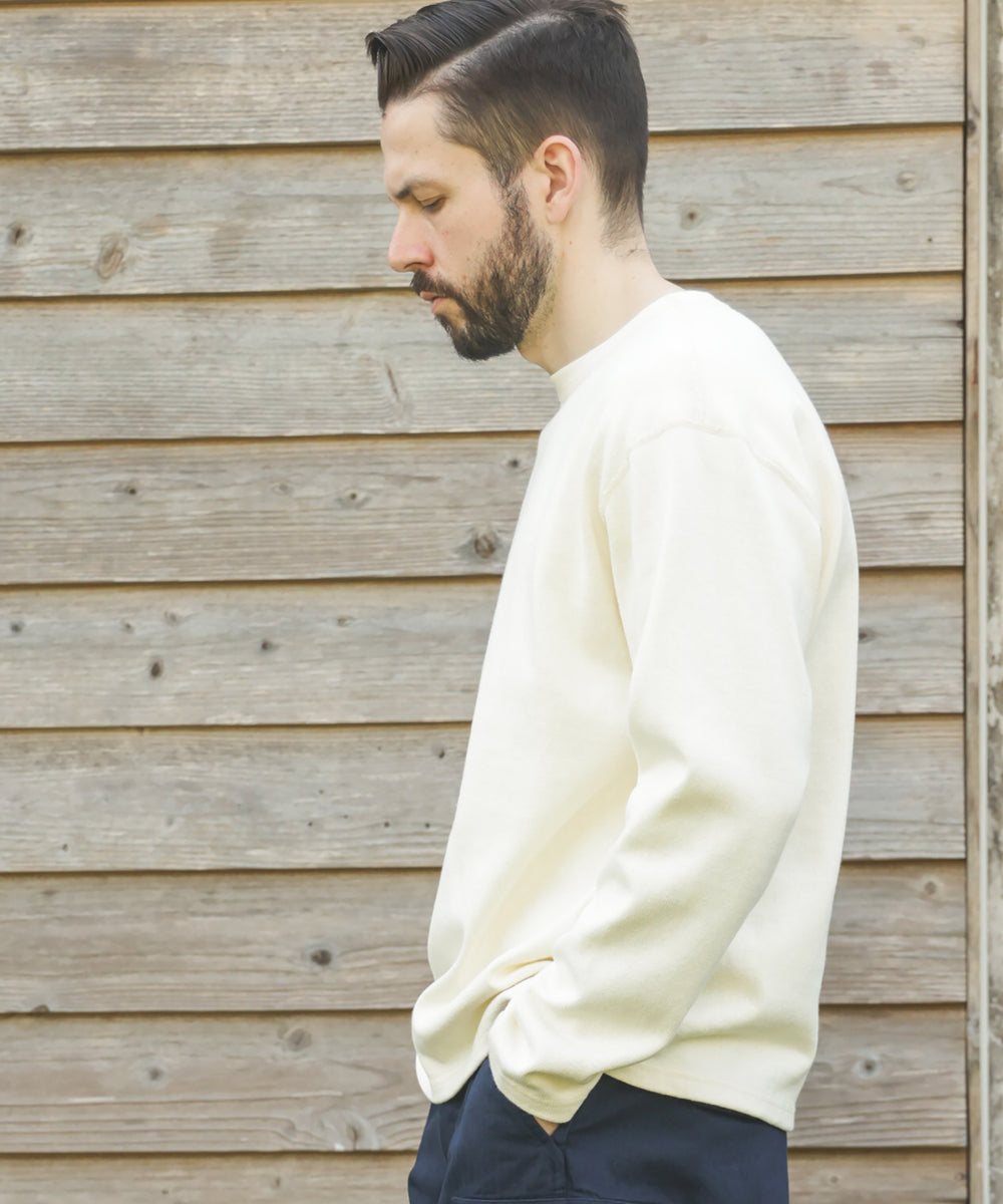 HEAVY-DUTY COTTON / FLAT SEAMER CREW NECK SHIRT / M253130
