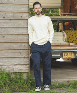 HEAVY-DUTY COTTON / FLAT SEAMER CREW NECK SHIRT / M253130