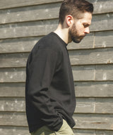HEAVY-DUTY COTTON / FLAT SEAMER CREW NECK SHIRT / M253130
