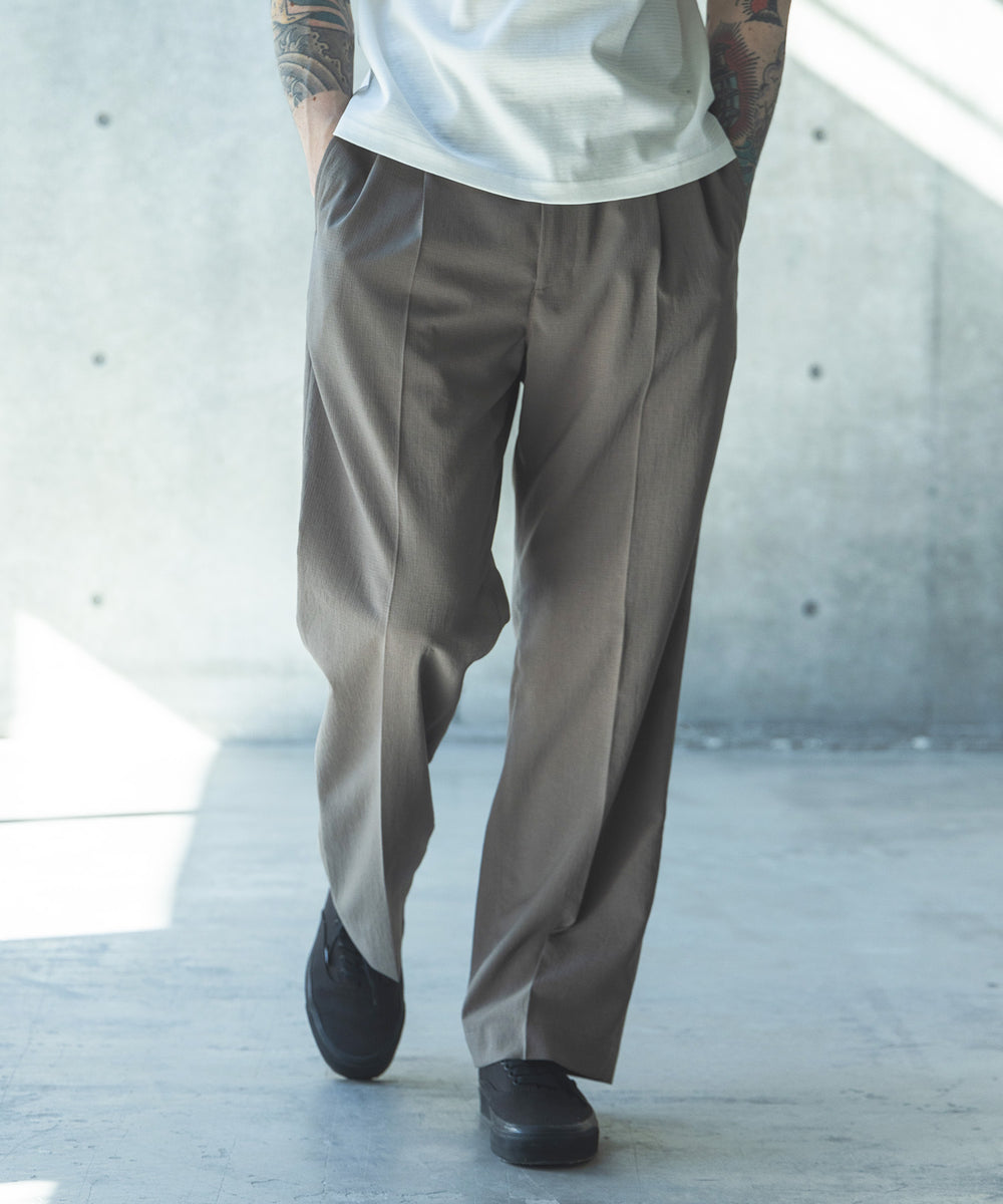 【予約商品】QUICK DRY MATERIAL / 2TACK STRAIGHT EASY PANTS / M262109