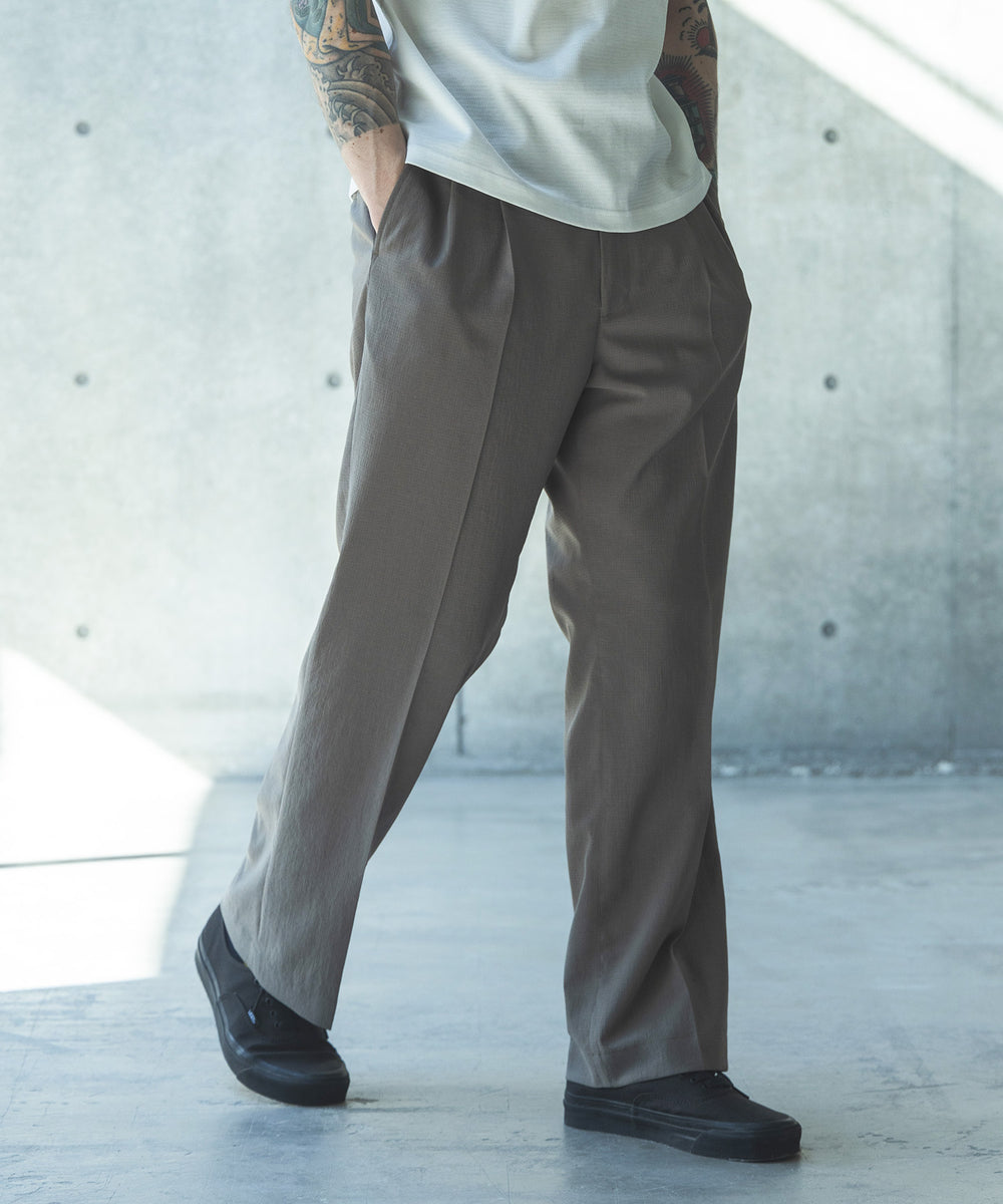 【予約商品】QUICK DRY MATERIAL / 2TACK STRAIGHT EASY PANTS / M262109