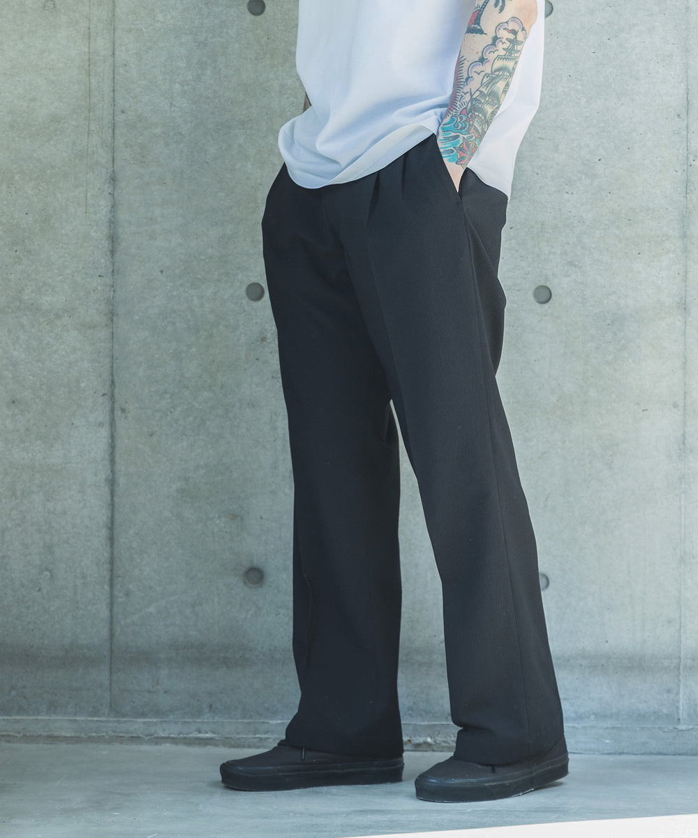【予約商品】QUICK DRY MATERIAL / 2TACK STRAIGHT EASY PANTS / M262109