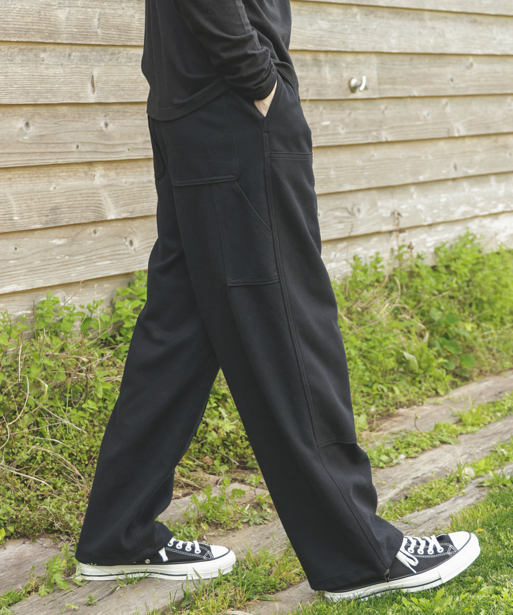 NEEDLE PUNCH KNIT / DOUBLE KNEE EASY PANTS / M253133