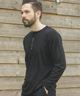 88/12 VINTAGE MATERIAL / 10-BUTTON HENLEY NECK SHIRT / M253113