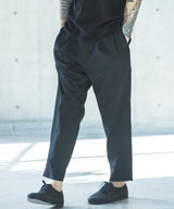 DOT AIR SUCKER / 2TACK TAPERED EASY PANTS / M262108