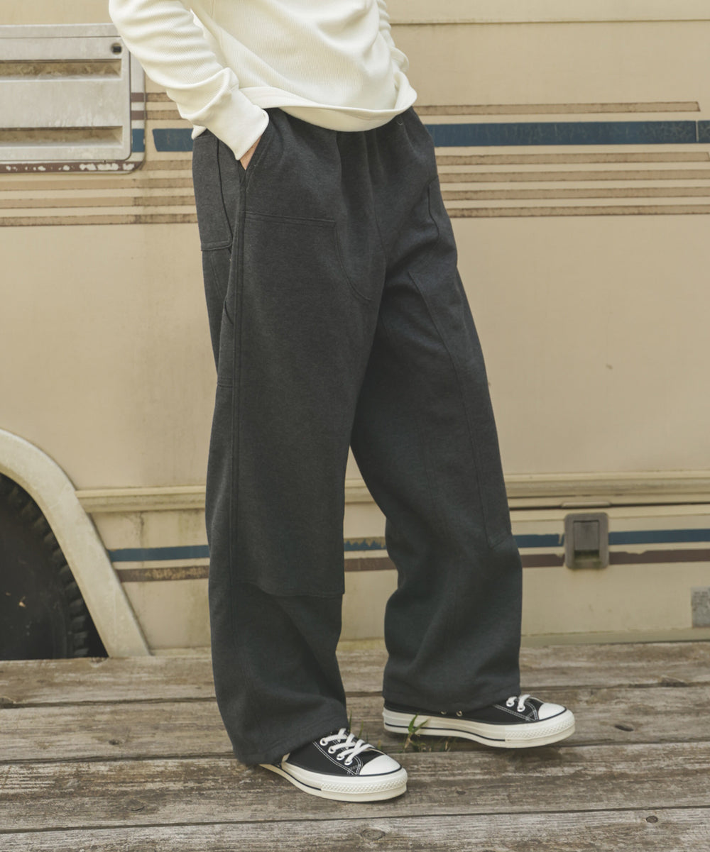 NEEDLE PUNCH KNIT / DOUBLE KNEE EASY PANTS / M253133