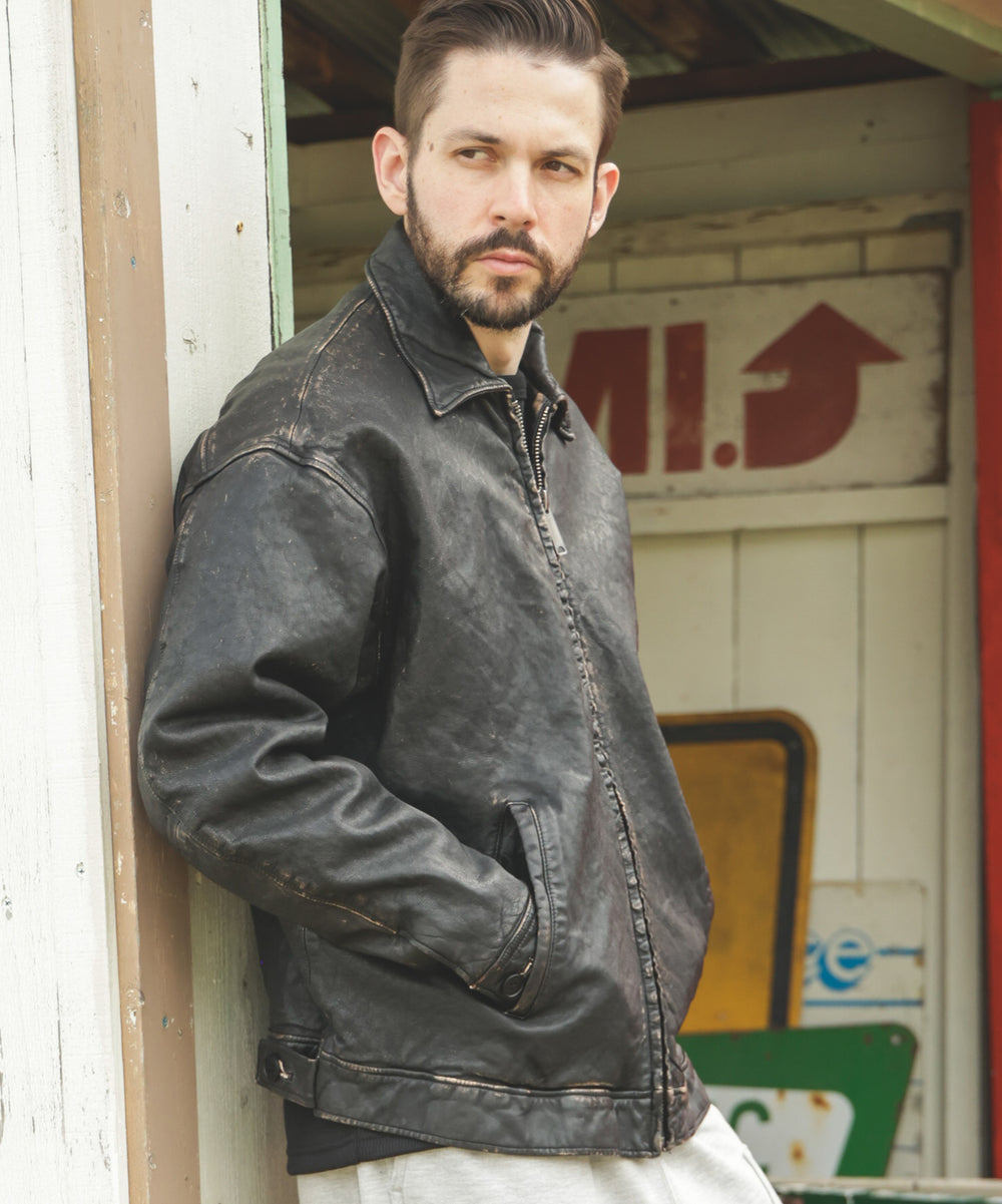 VINTAGE CRAFT SHEEP LEATHER / OVERSIZE RIDERS / M253122