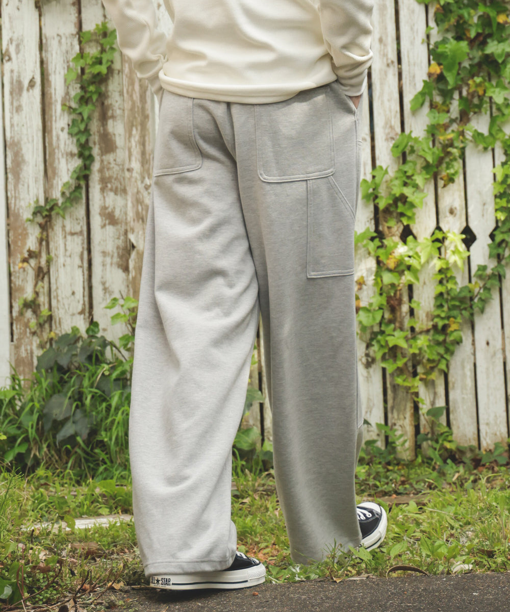 NEEDLE PUNCH KNIT / DOUBLE KNEE EASY PANTS / M253133