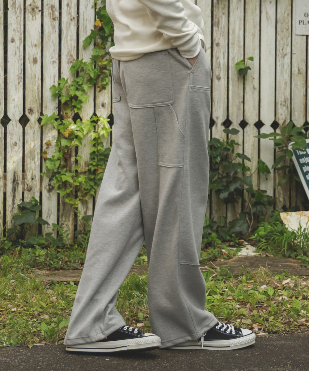 NEEDLE PUNCH KNIT / DOUBLE KNEE EASY PANTS / M253133