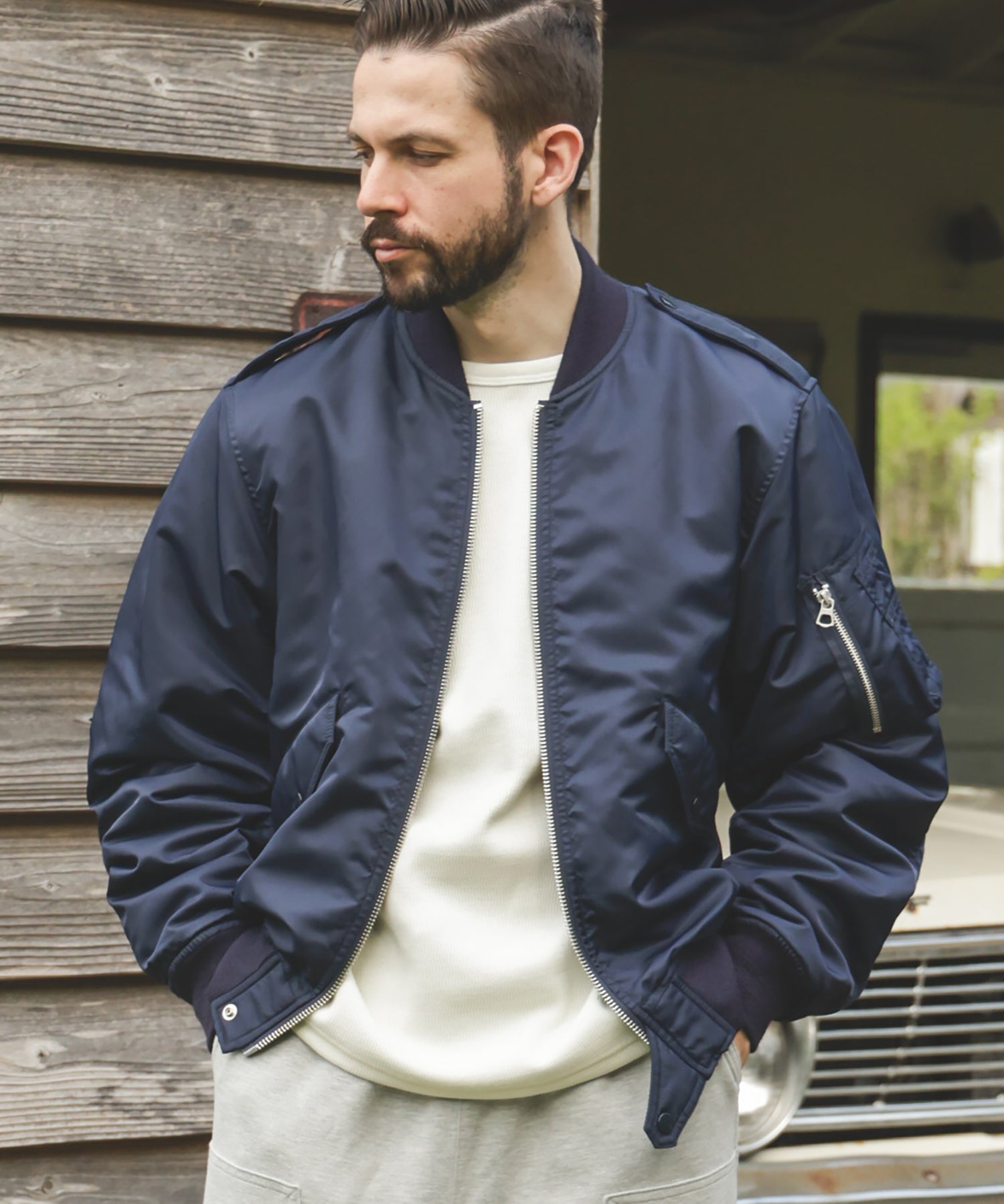 MILITARY NYLON / L-2 FLIGHT JACKET / M253136