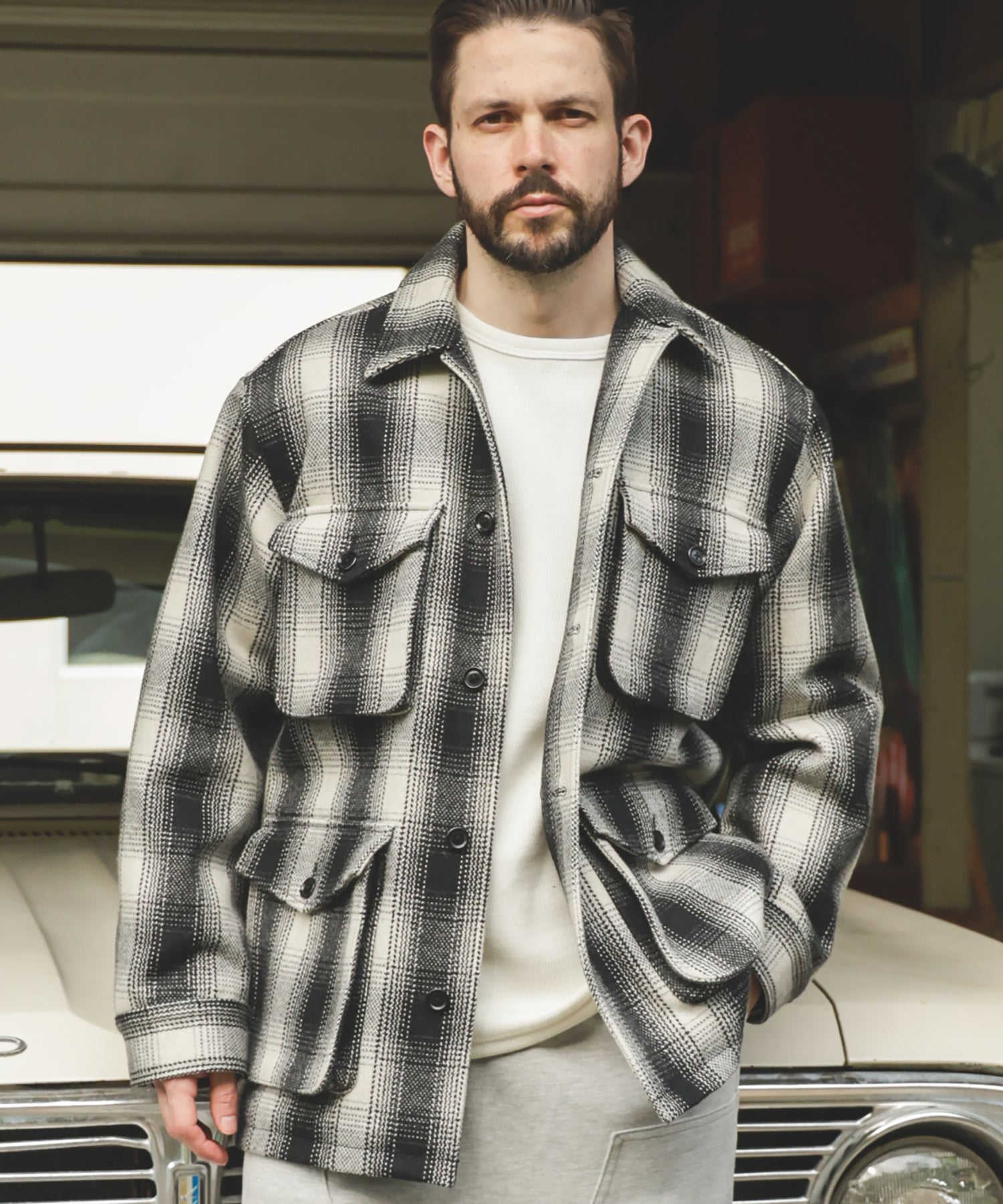 SKOOKUM COLLABORATION / MACKINAW JACKET / M253138 – MR.OLIVE