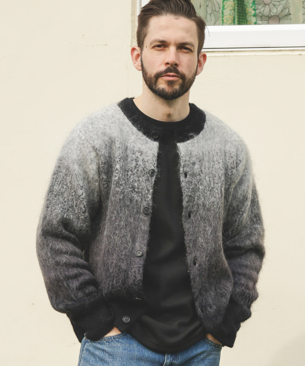 GRADATION MOHAIR KNIT / 6-BUTTON CARDIGAN / M253139