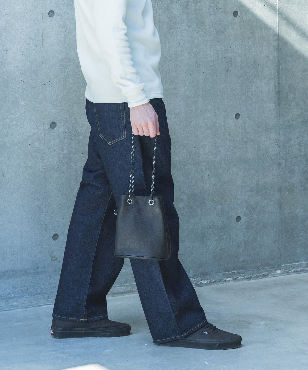 IMPERMA-LEATHER / 2WAY TRAIL CYLINDER BAG / ME669