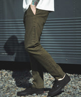 MR.OLIVE / SUPER STRETCH DENIM / SILICON DYED SLIM PANTS