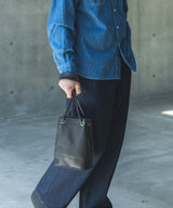 【一部予約商品】IMPERMA-LEATHER / 2WAY SMALL CYLINDER BAG / ME653