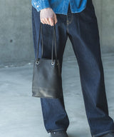 【一部予約商品】IMPERMA-LEATHER / 2WAY SMALL CYLINDER BAG / ME653