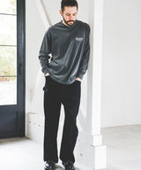 USED 17/1 EMERALD COTTON / EMBROIDERY L/S T-SHIRT