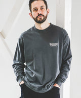 USED 17/1 EMERALD COTTON / EMBROIDERY L/S T-SHIRT