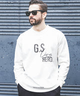USED 17/1 EMERALD COTTON / GSH PRINT L/S T-SHIRT