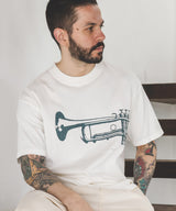 USED 17/1 EMERALD COTTON / TRUMPET S/S T-SHIRT