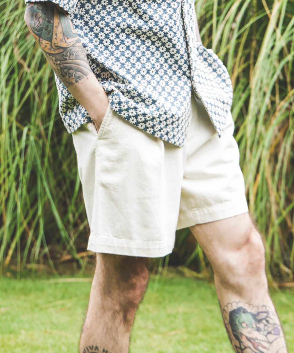 RINSE WASH 8oz DENIM / ONE TACK SHORTS