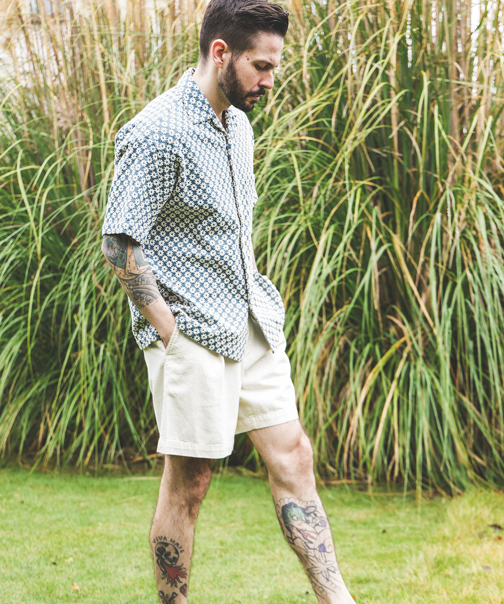 RINSE WASH 8oz DENIM / ONE TACK SHORTS
