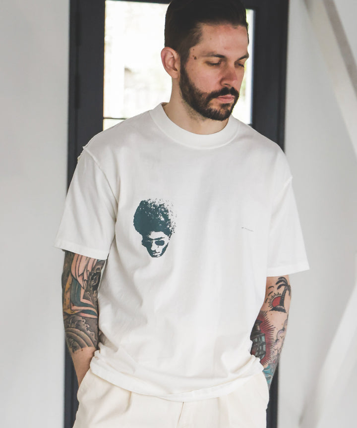 USED 17/1 EMERALD COTTON / AFRO S/S T-SHIRT