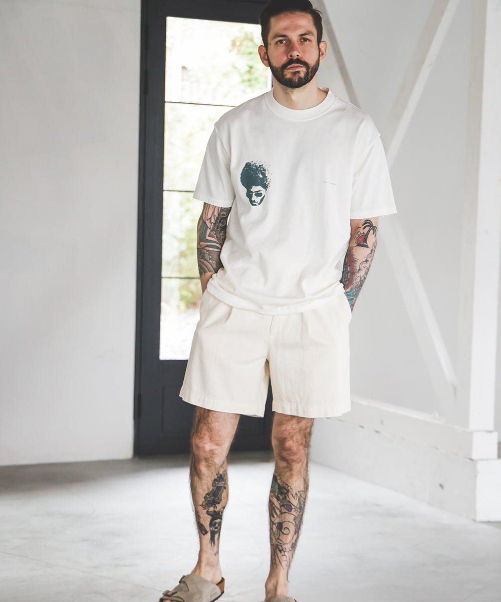 USED 17/1 EMERALD COTTON / AFRO S/S T-SHIRT