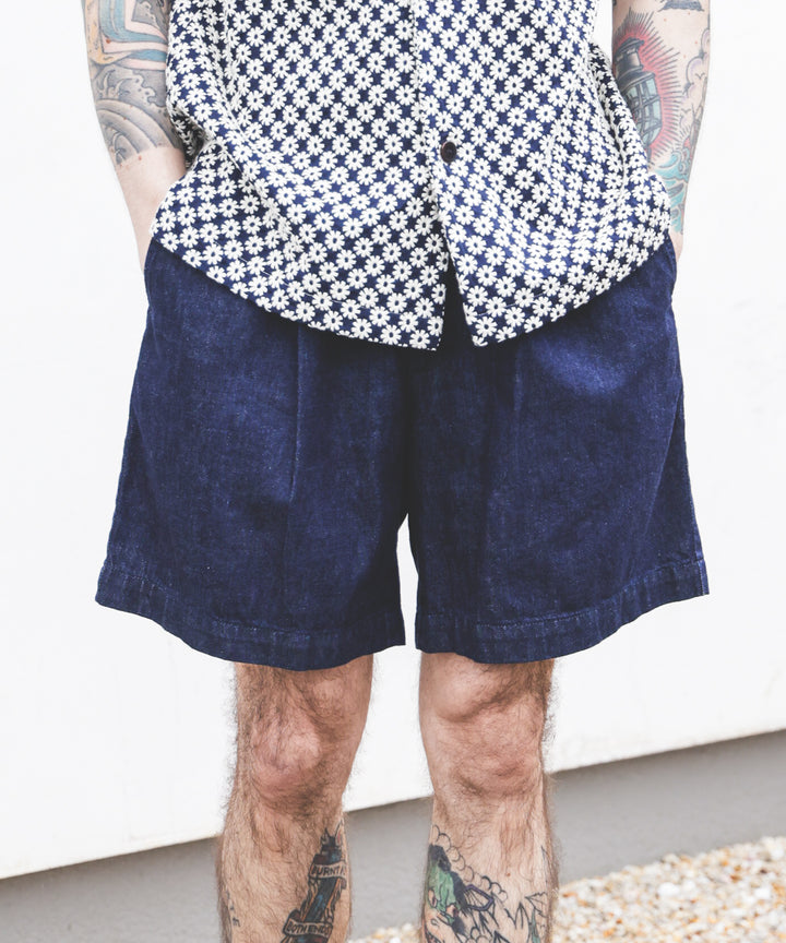 RINSE WASH 8oz DENIM / ONE TACK SHORTS