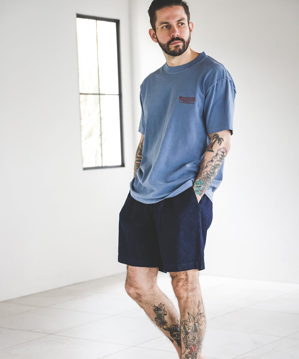 USED 17/1 EMERALD COTTON / EMBROIDERY S/S T-SHIRT