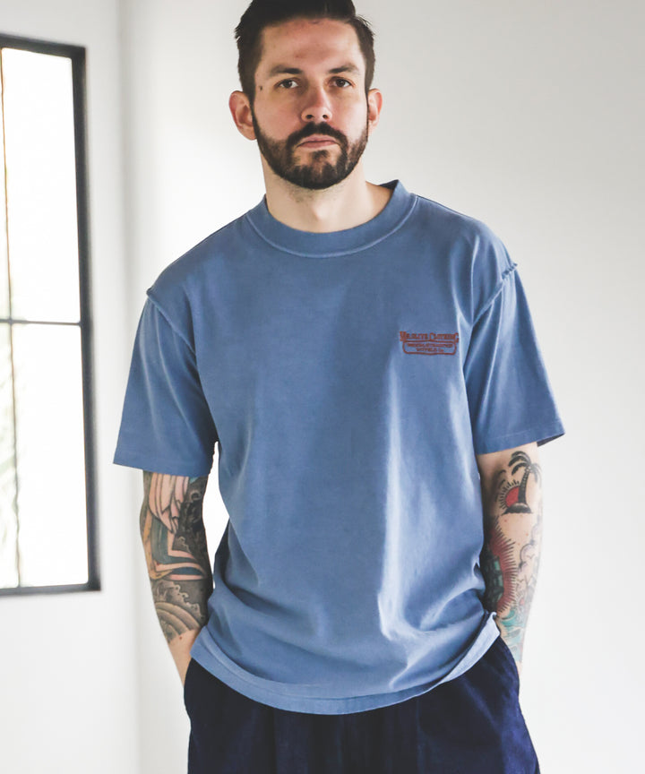 USED 17/1 EMERALD COTTON / EMBROIDERY S/S T-SHIRT