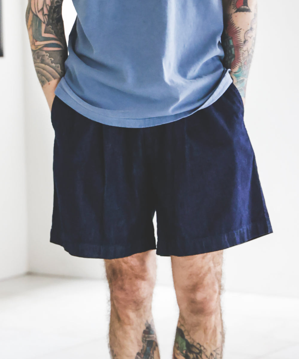 RINSE WASH 8oz DENIM / ONE TACK SHORTS
