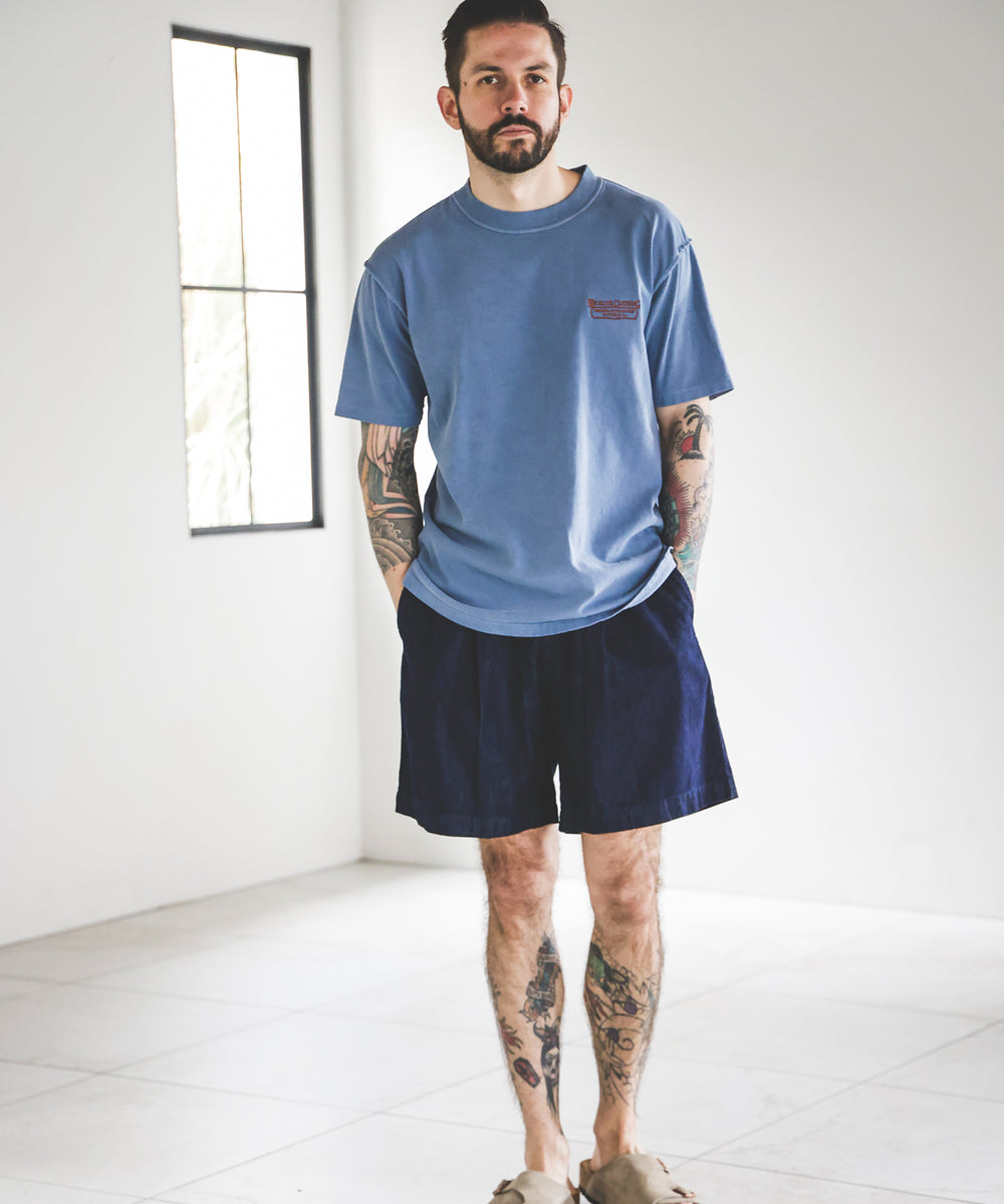 USED 17/1 EMERALD COTTON / EMBROIDERY S/S T-SHIRT