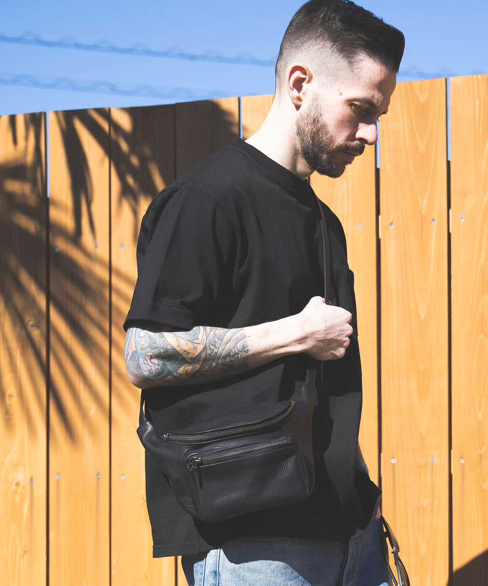 IMPERMA-LEATHER / BODY SHOULDER BAG / ME657
