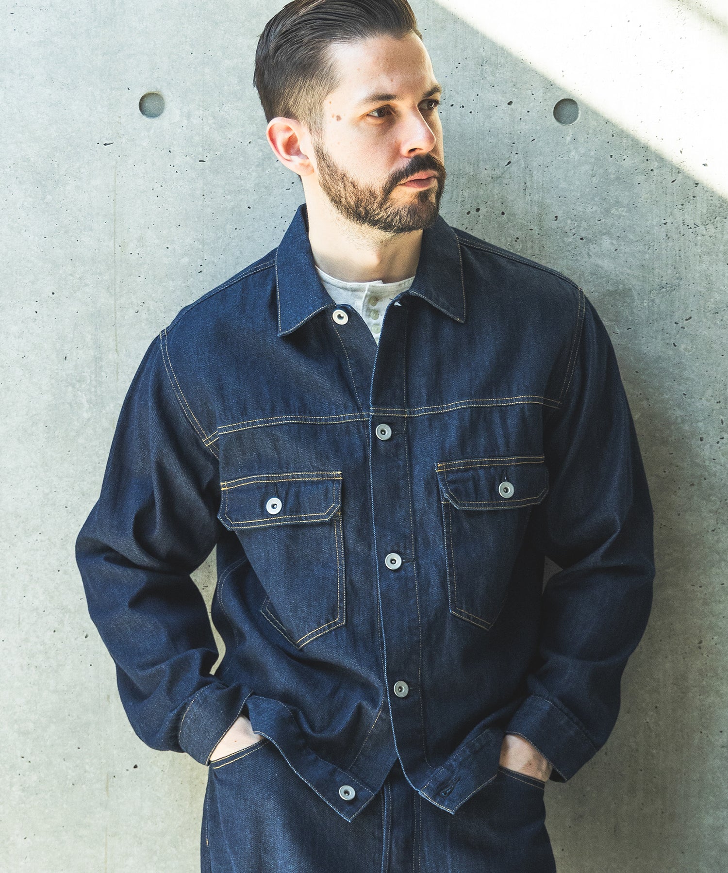 予約商品】RINSE WASH 8oz DENIM / TYPE 2ND G-JACKET / M261102 – MR