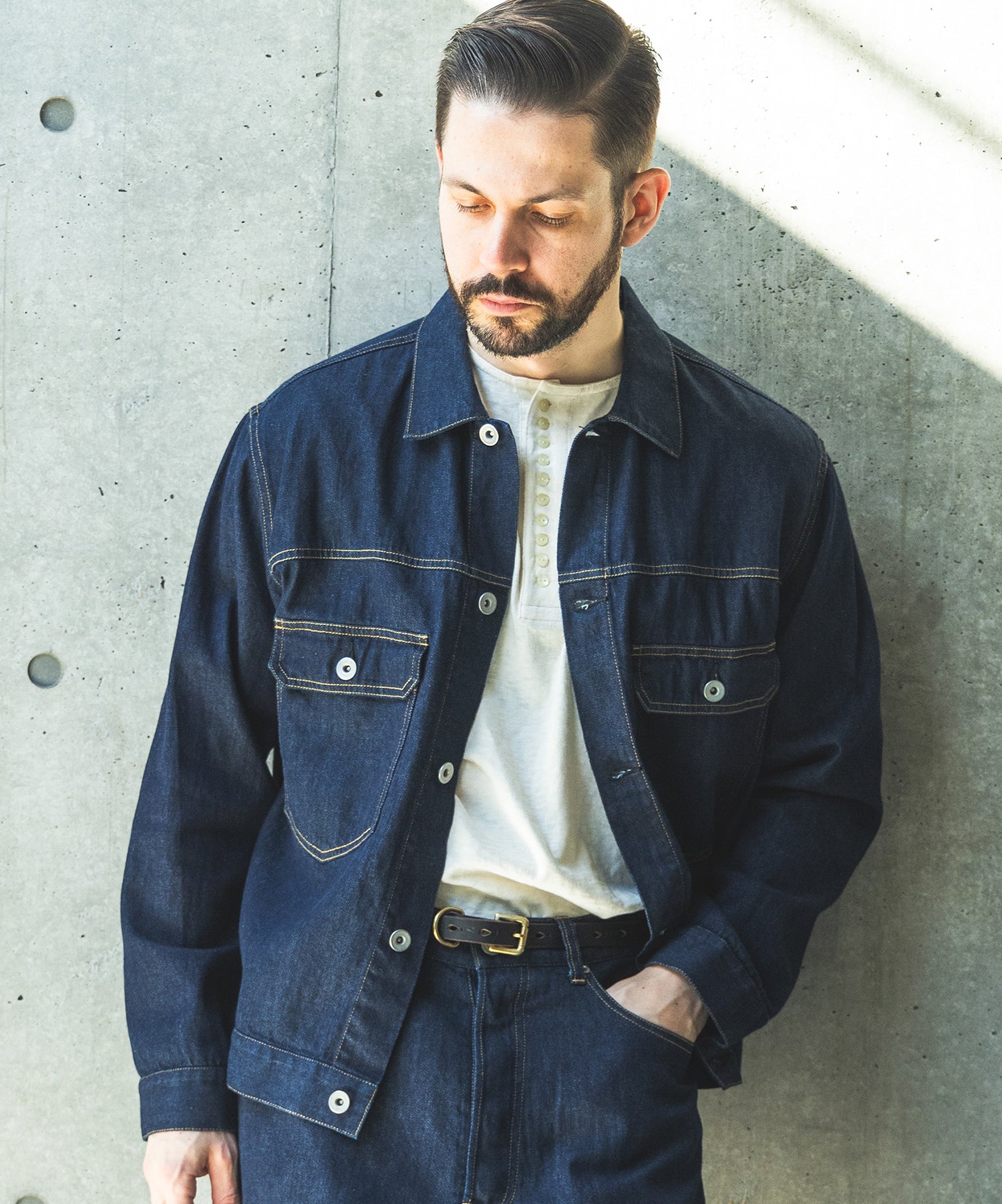 予約商品】RINSE WASH 8oz DENIM / TYPE 2ND G-JACKET / M261102 – MR