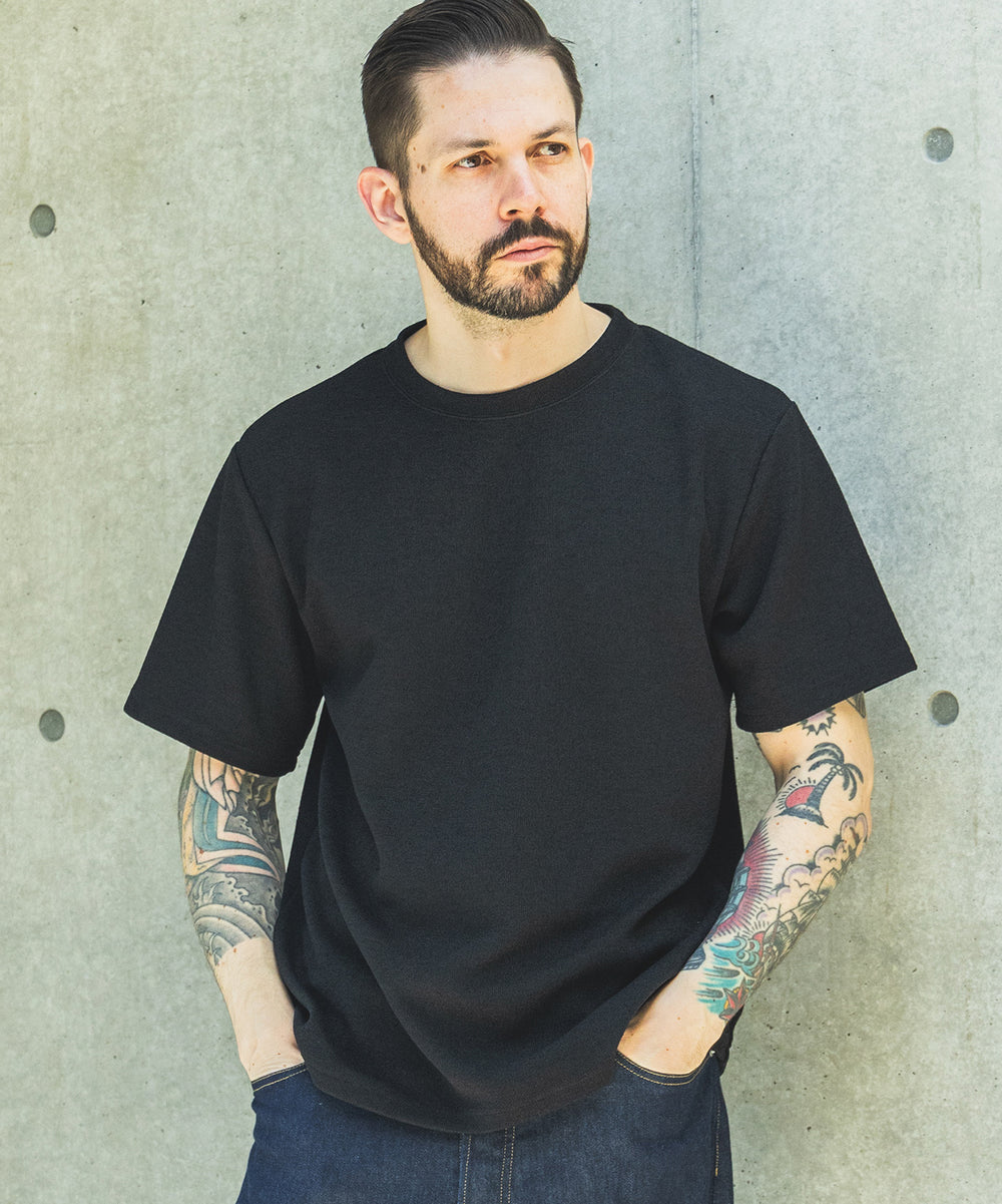 【予約商品】POLYESTER HEMP JERSEY  / CREW NECK T-SHIRT / M261136