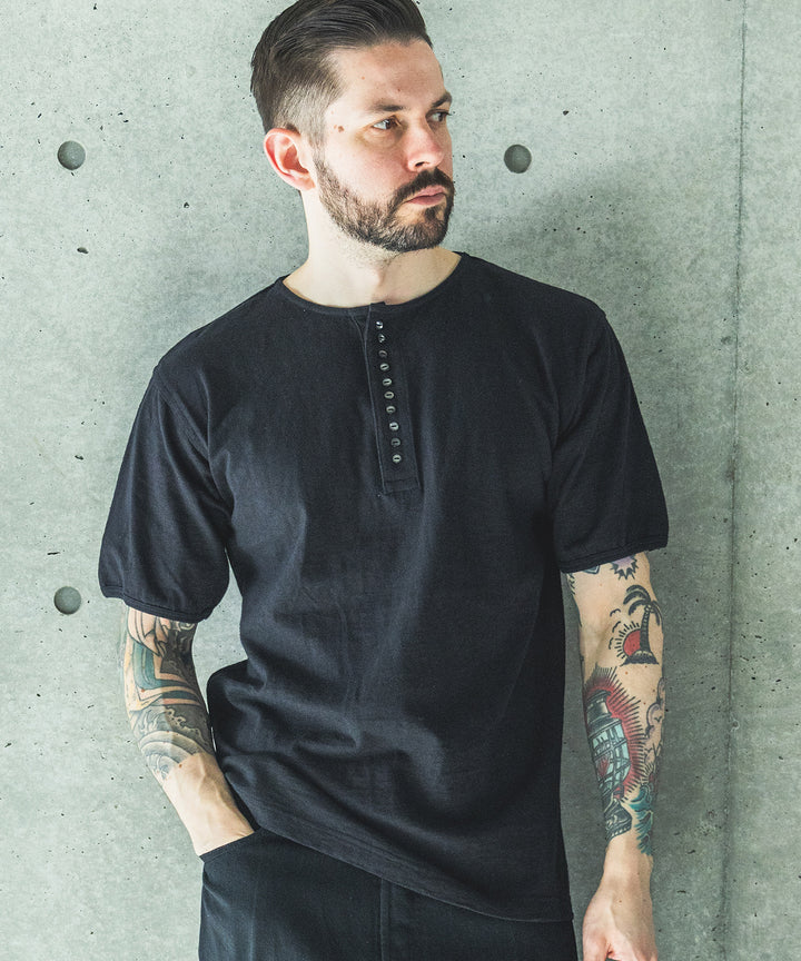 【予約商品】VINTAGE CALIFORNIA COTTON / 10-BUTTON HENLEY NECK SHIRT / M261138