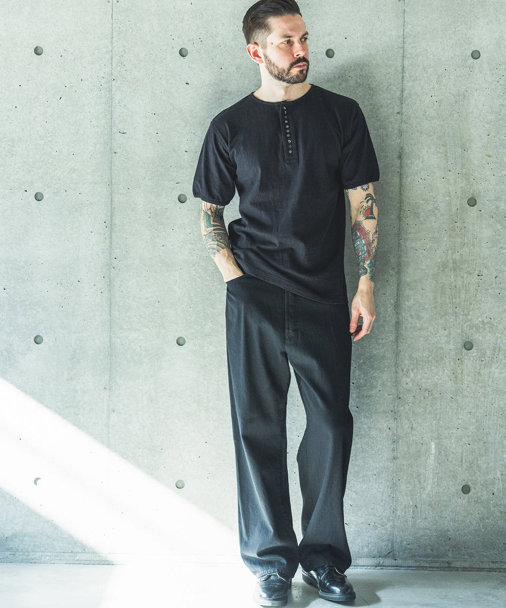 【予約商品】VINTAGE CALIFORNIA COTTON / 10-BUTTON HENLEY NECK SHIRT / M261138